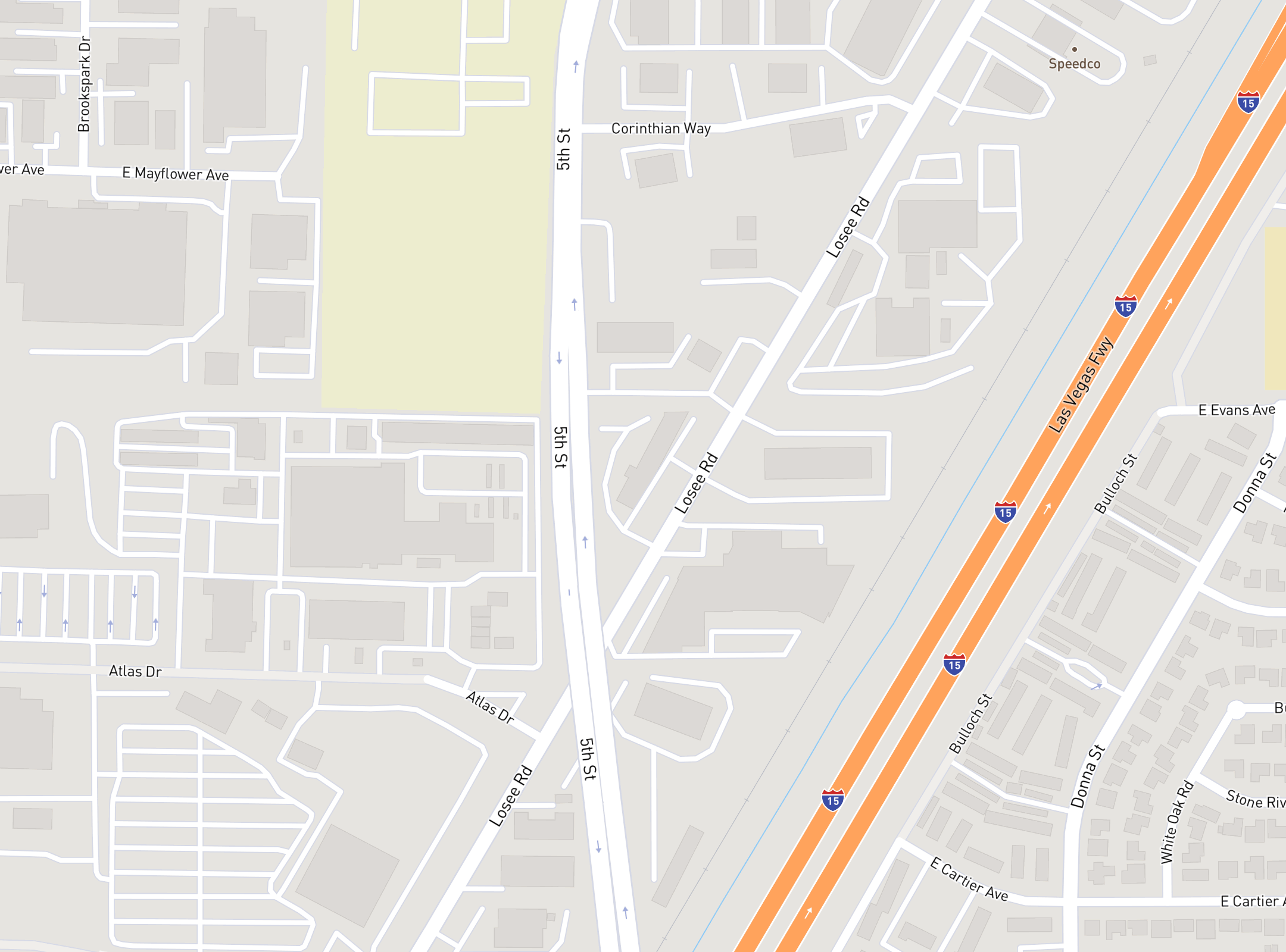 Mapa de la ubicación: 2741 Losee Rd Ste B, North Las Vegas, NV 89030